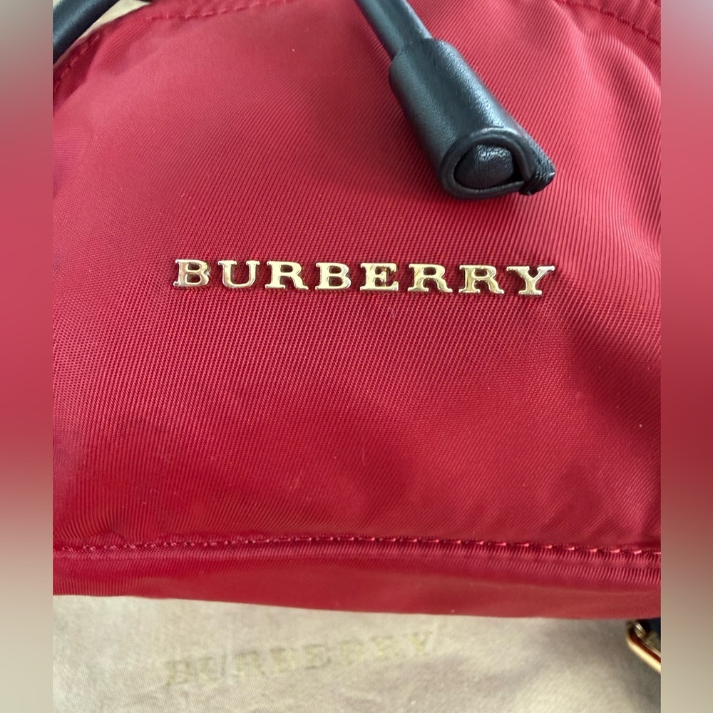 Burberry Red Rucksack/Backpack - Picture 3 of 14
